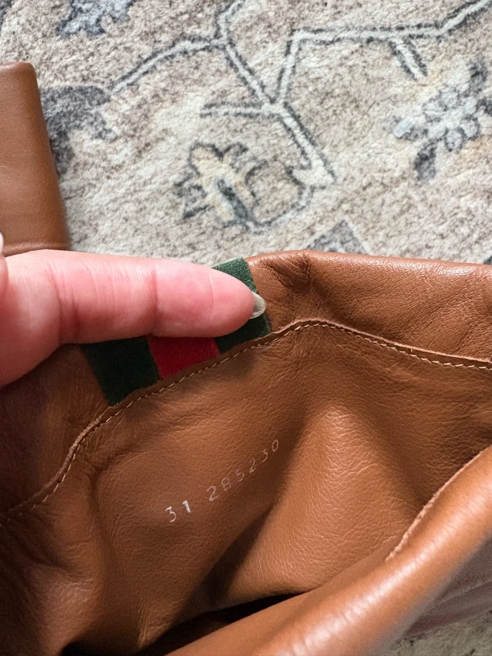 Gucci kids girls boots riding boots brown leather kids boots size 31 IT 13 US